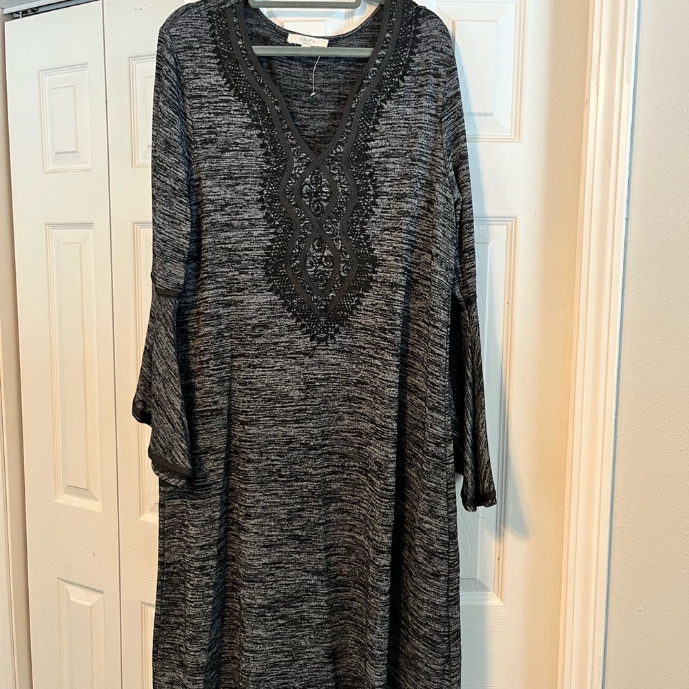 Haani Charcoal Knit Dress